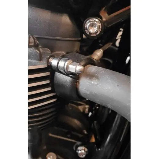 Motone Stealth Exhaust Clamps - Lc - Black 2