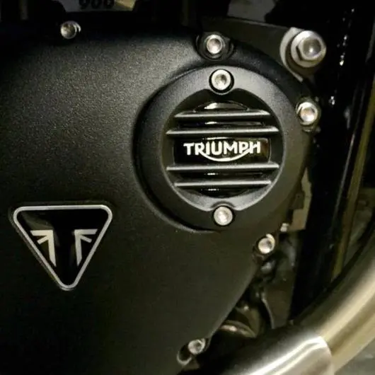 Triumph Ribbed Acg Cover - Black 2