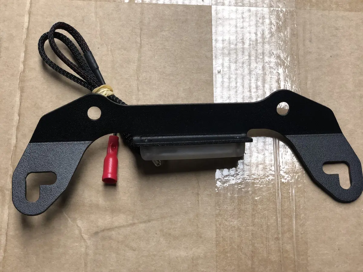 New Rage Cycles Tucked License Plate Bracket Only - Thruxton 1200 / R 1