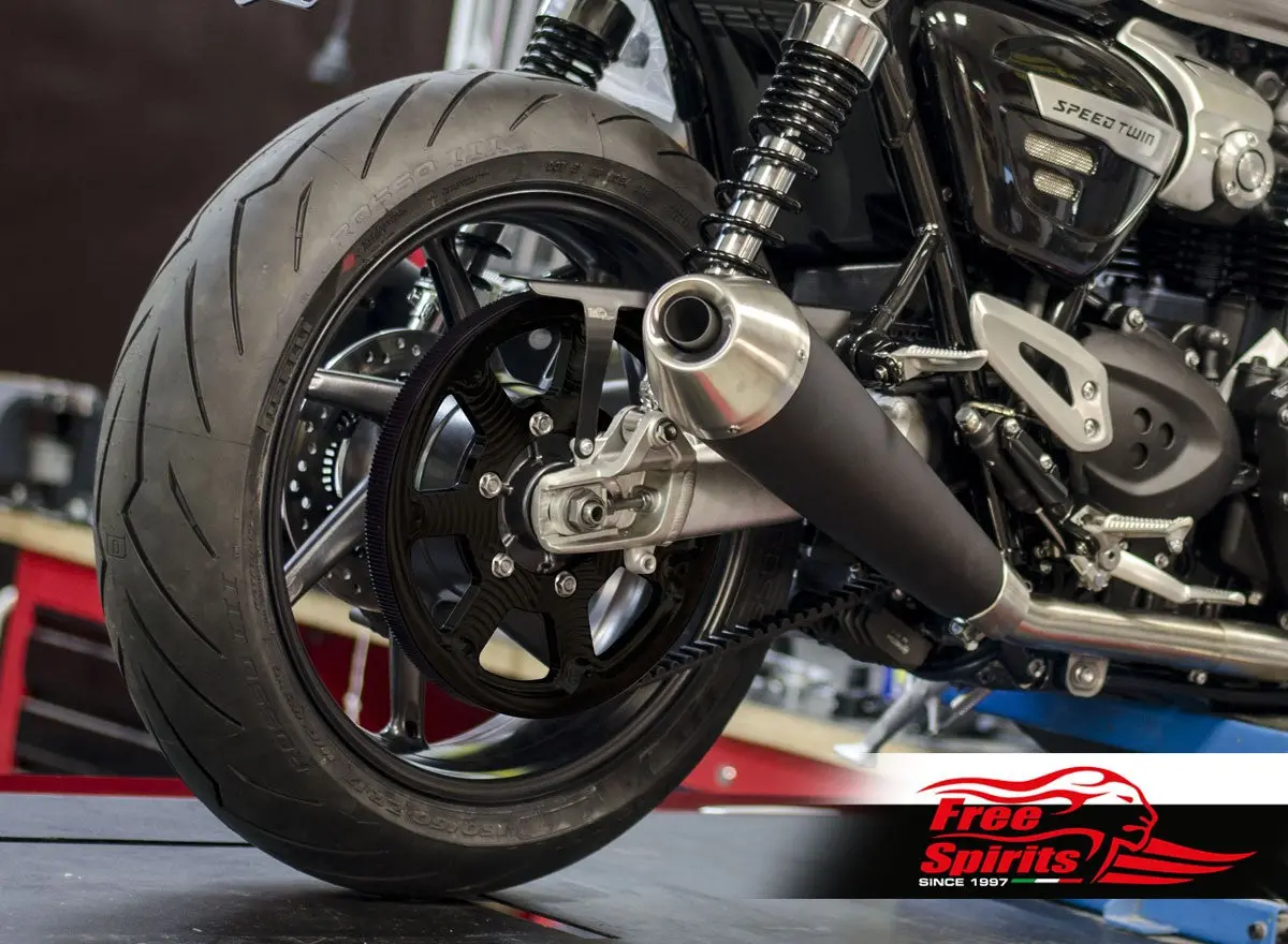 Free Spirits Belt Drive Conversion - Triumph Speed Twin, Thruxton R / 1200 2