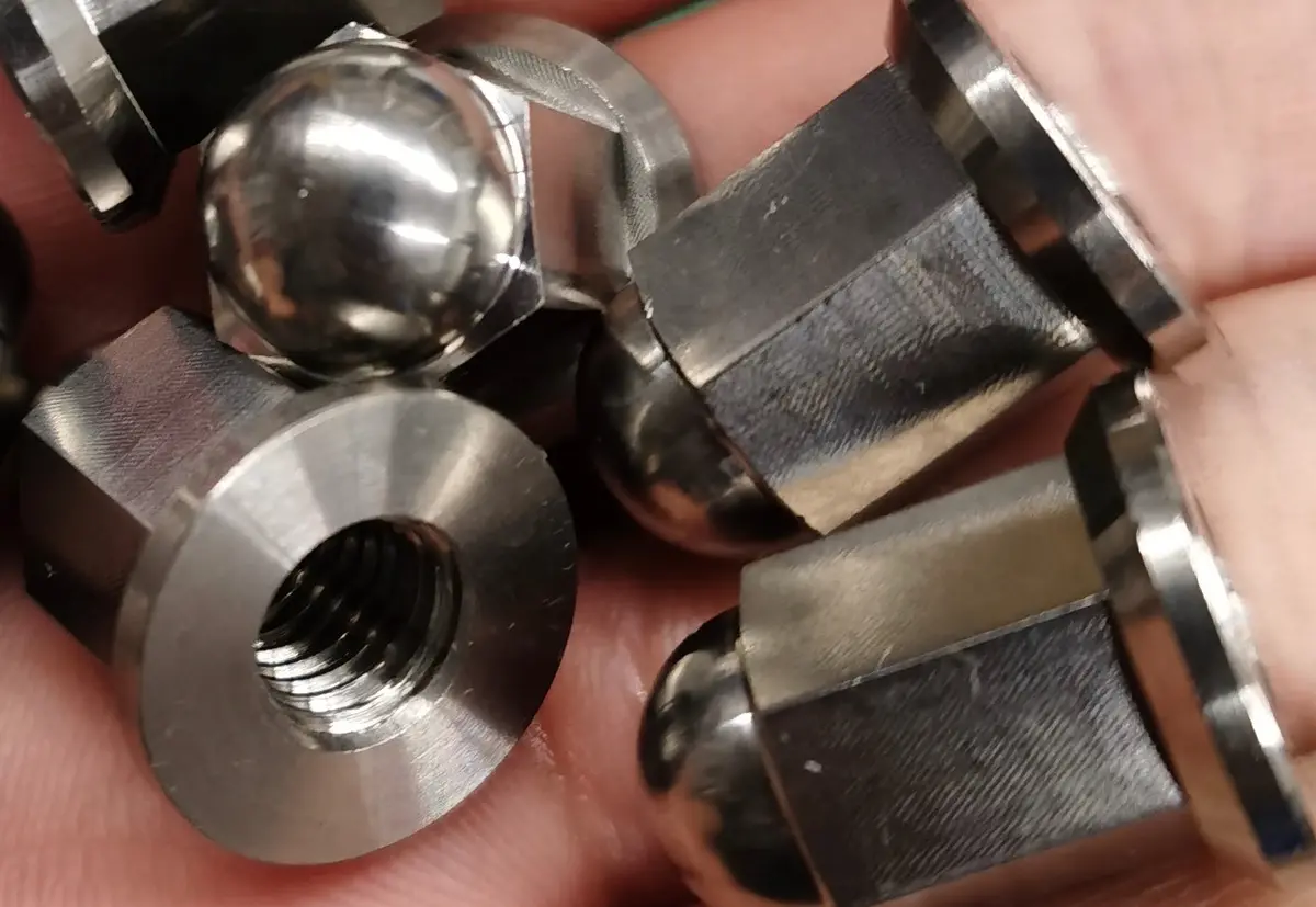 Super Corse Titanium Header Nuts - 2001 + Triumph Classics 1