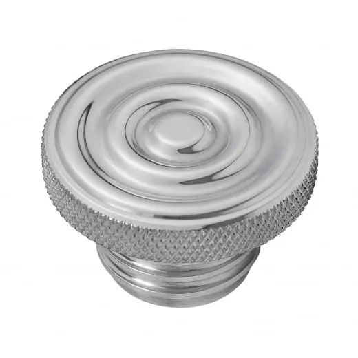 Motone Gas Cap - Rippled Polished - Triumph Classics 1
