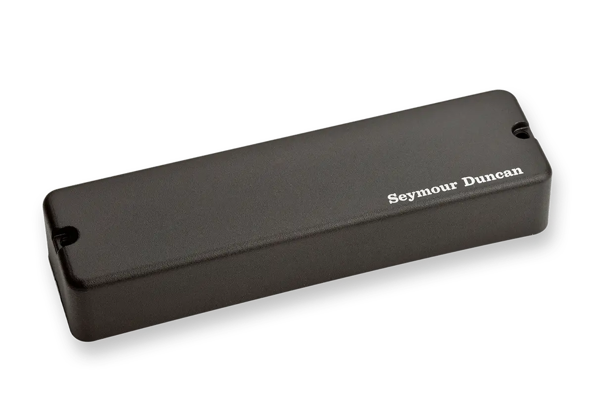 Seymour Duncan - Asb-6B - Phase I 6-String Active Soapbar Bass Pickup - Bridge Position - Black Finish (11407-06) 1
