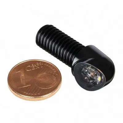 Motogadget Mo.Blaze Tens4 Led Turn Signals - Amber / Clear Running Light- Pair 1