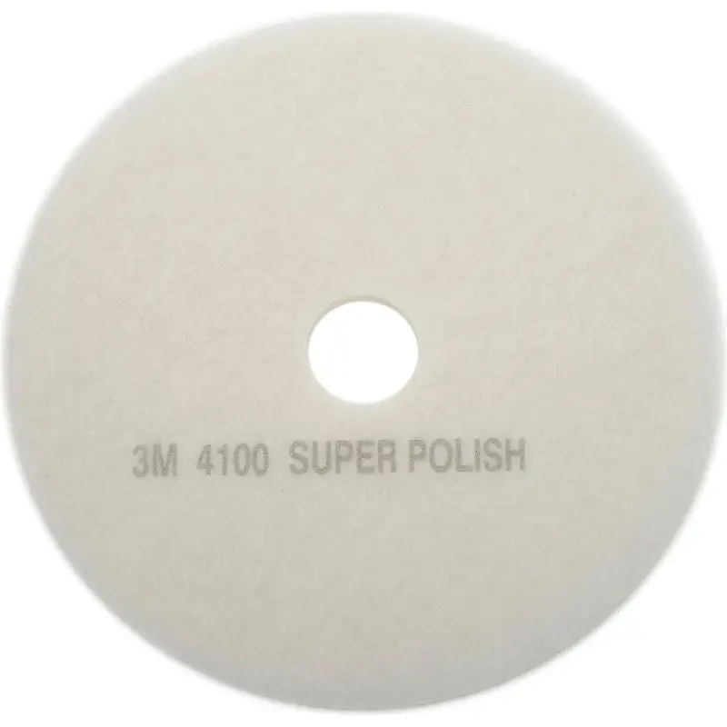 3M 20" Polishing Pad, White, 5 Per Case - 1683-4549 1