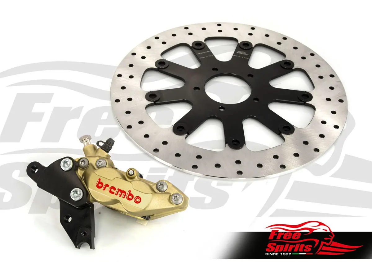 Free Spirits Brembo Front Brake Caliper Upgrade With 320Mm Floating Rotor - Indian Scout / Scout Bobber 3