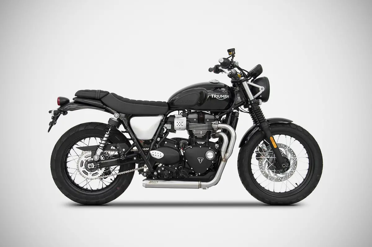 Zard “Cross” 2:1 Low Exhaust For Street Scrambler And Street Twin 1