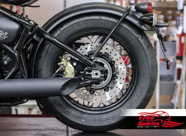 Free Spirits Brembo Rear Brake Upgrade With Rotor - Triumph Bobber, Bobber Black And Speedmaster 3