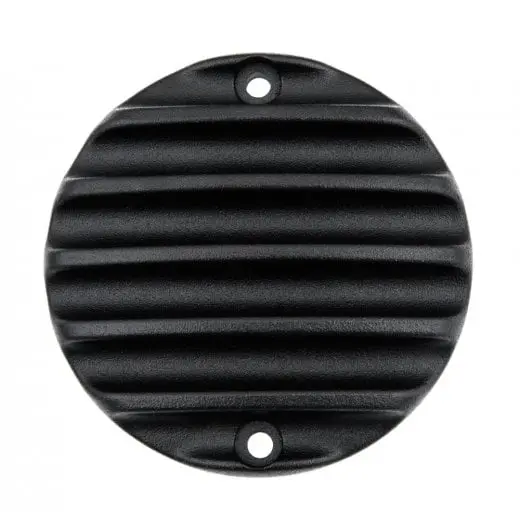 Motone Customs Ribbed Clutch Cover - Black 1