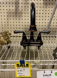 Design House 524777 Eden 2-Handle Bar Faucet For Kitchen Sink, 2.1 Gpm, Oil Rubbed Bronze Finish In-Store-Pickup-Only 1