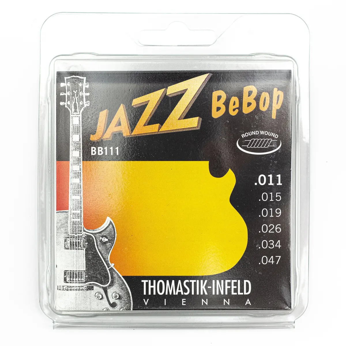 Thomastik Infeld Vienna - Jazz Bebop Roundwound Bb111 Electric Guitar Strings - 11-47 (1 Pack) 1