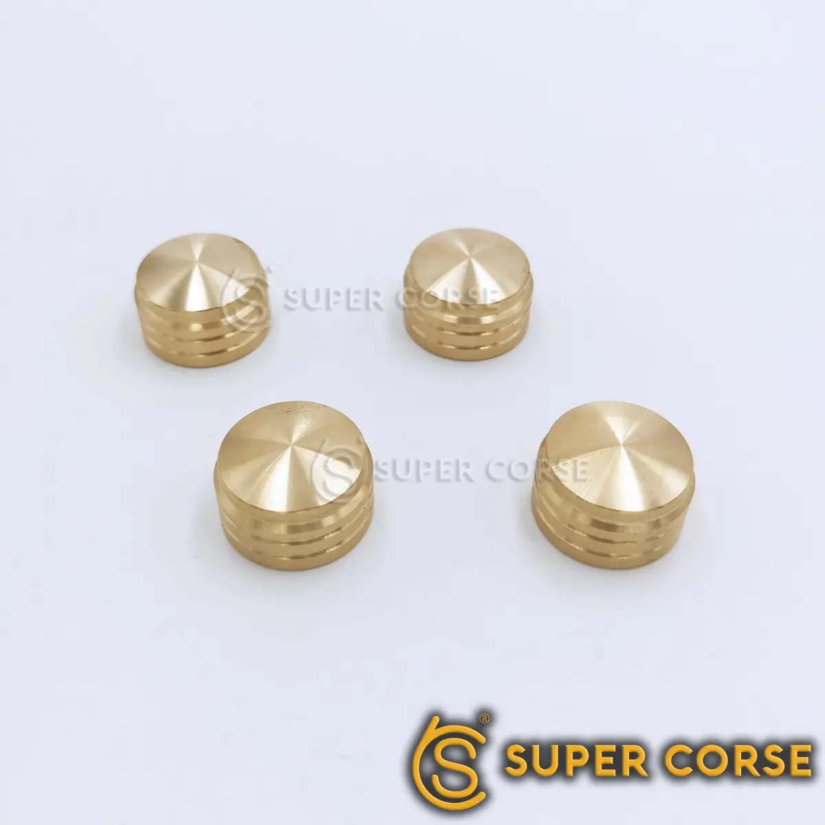 Super Corse Headbolt Covers / Dress Up Kit - Brass 1