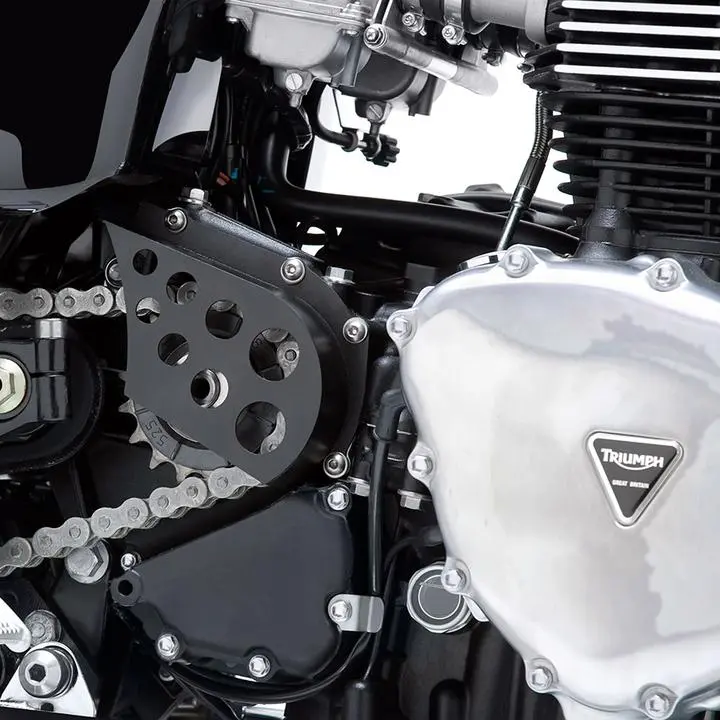 British Customs Retro Front Sprocket Cover 2