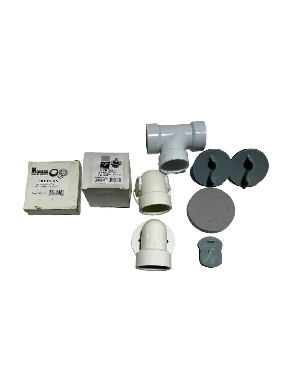 Mountain Plumbing, Bdwpltp/Brn Economy Lift And Turn Tub Drain Set, Nickel, New In Box 1