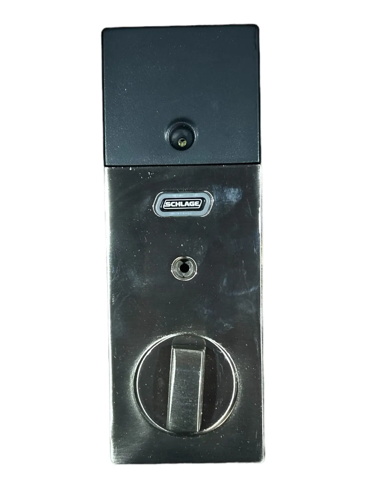 Schlage Residential Be479aa V Cen 619 Sense Smart Century Touchpad Deadbolt Works With Apple Homekit With 12344 Latch And 10116 Strike Satin Nickel Finish - New In Box 1