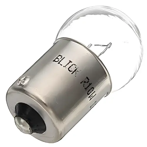Biolight B-24V-10W-R10w/G18 Hl-1627 Signal & Back Lamp Bulbs -Small Head 1