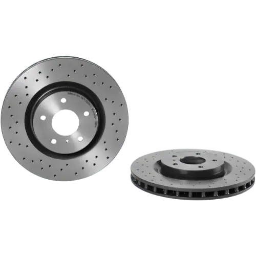 Brembo 08.7106.10 Mitsubishi Rear Brake Disc Rotor 2