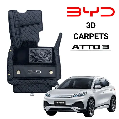 Byd Atto 3 – 3D Floor Mats / Carpets 1
