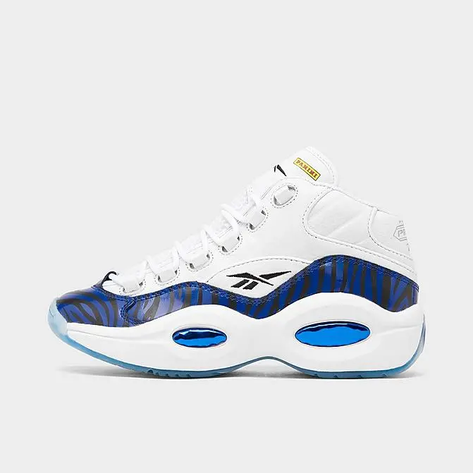Big Kids' Reebok X Panini Question Mid Basketball Shoes Size 5.5 1