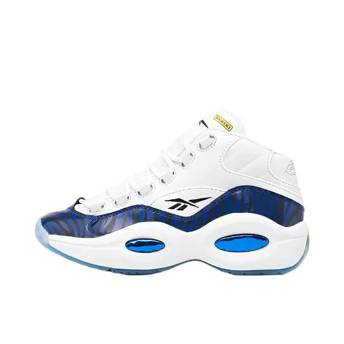 Big Kids' Reebok X Panini Question Mid Basketball Shoes Size 5 1