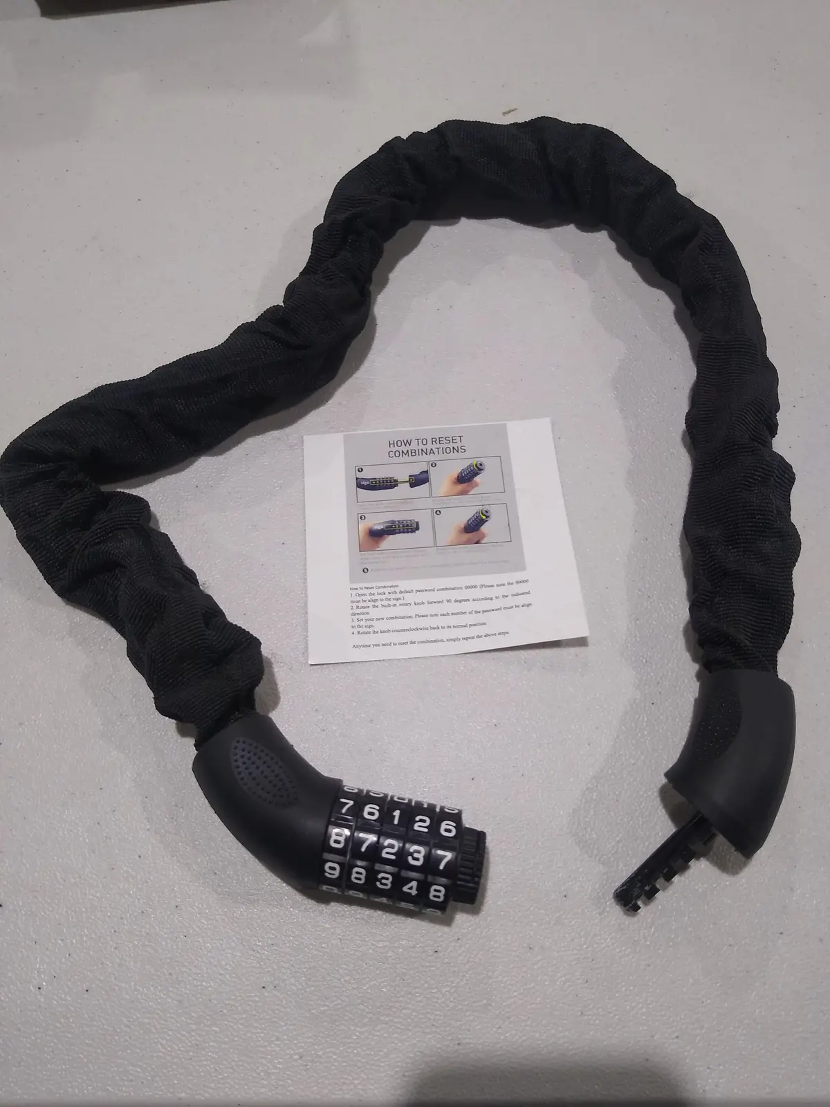 Sokl Bike Lock 3.2 Ft Combination 1