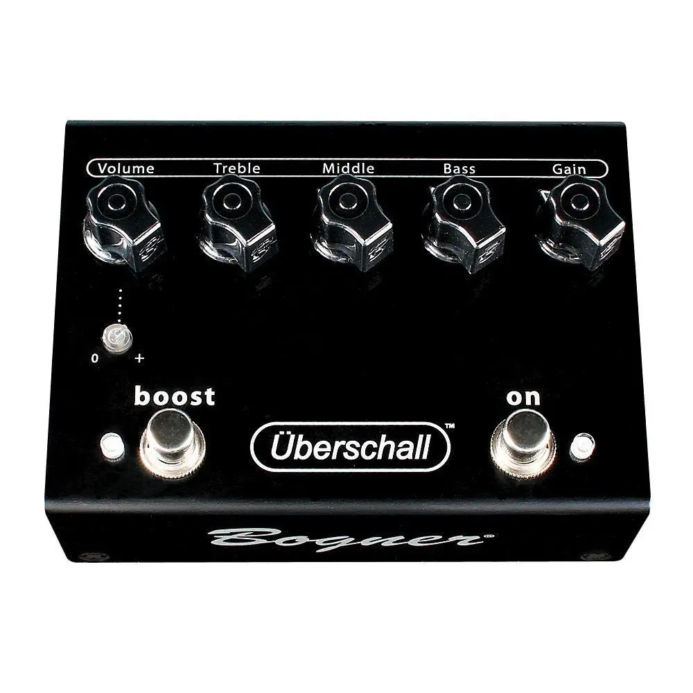 Bogner Uberschall - Distortion/Boost Pedal - Black Finish 1
