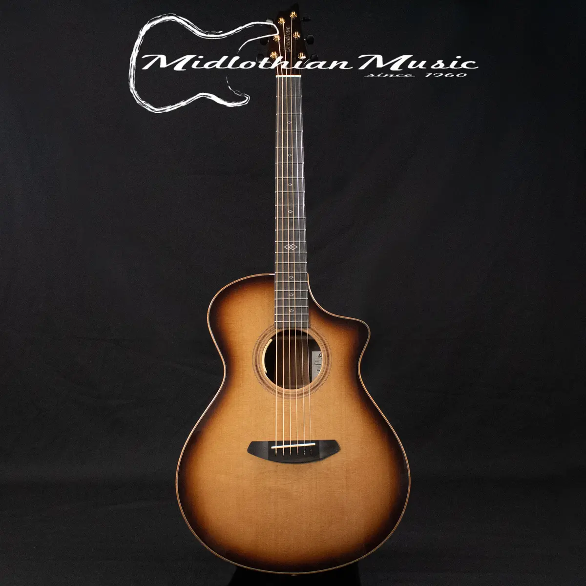 Breedlove - Limited Edition - Premier Concert Edgeburst Ce Ltd - Red Cedar - Brazilian Rosewood W/Case 1
