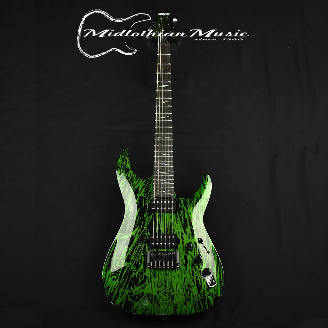 Schecter C-1 Silver Mountain - Electric Guitar - Toxic Venom Gloss Finish 1