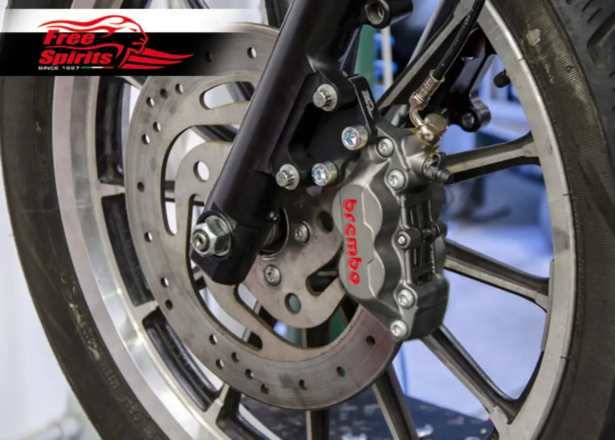 Free Spirits Brembo Front Brake Kit - Harley Davidson Sportster 00-13, Dyna 00-05 & Softail 00-14 2