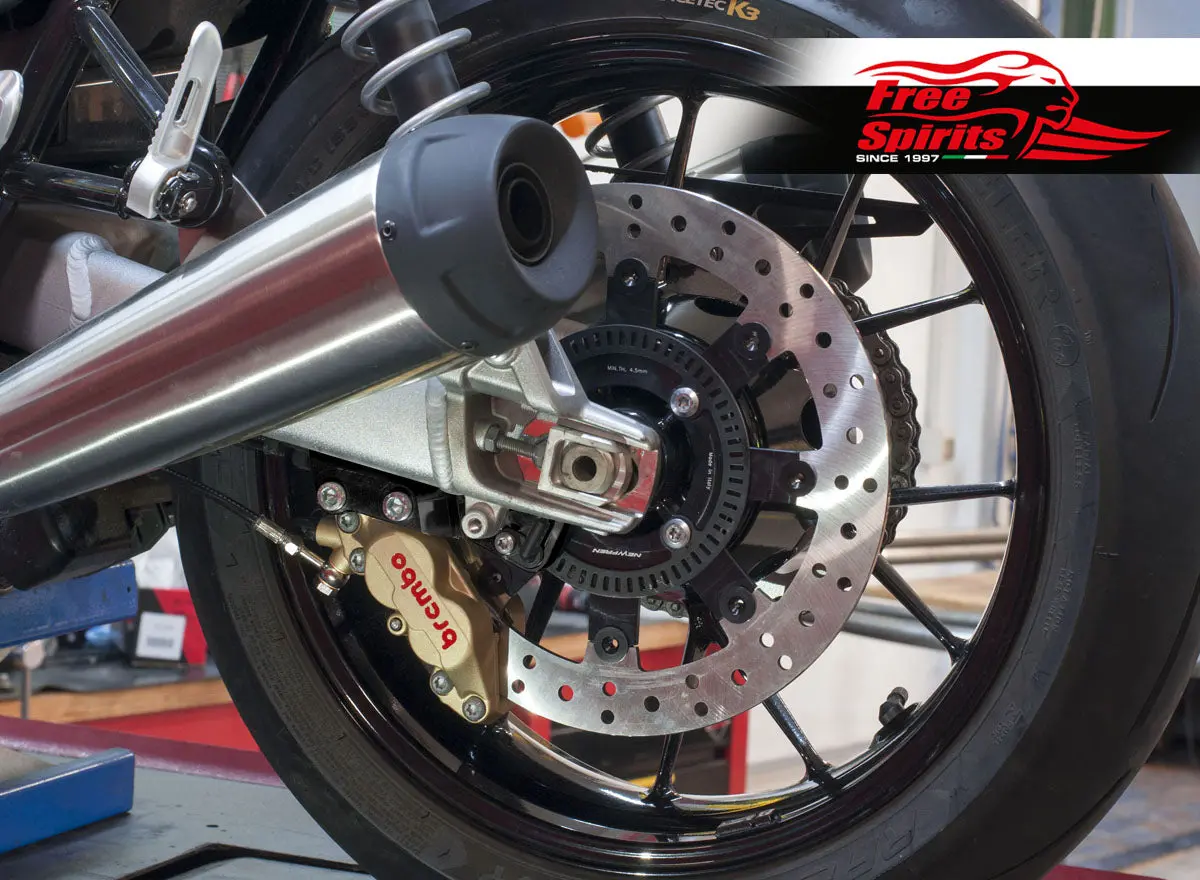 Free Spirits Brembo Rear Brake Upgrade Kit - Thruxton Rs And 22+ Speed Twin 3