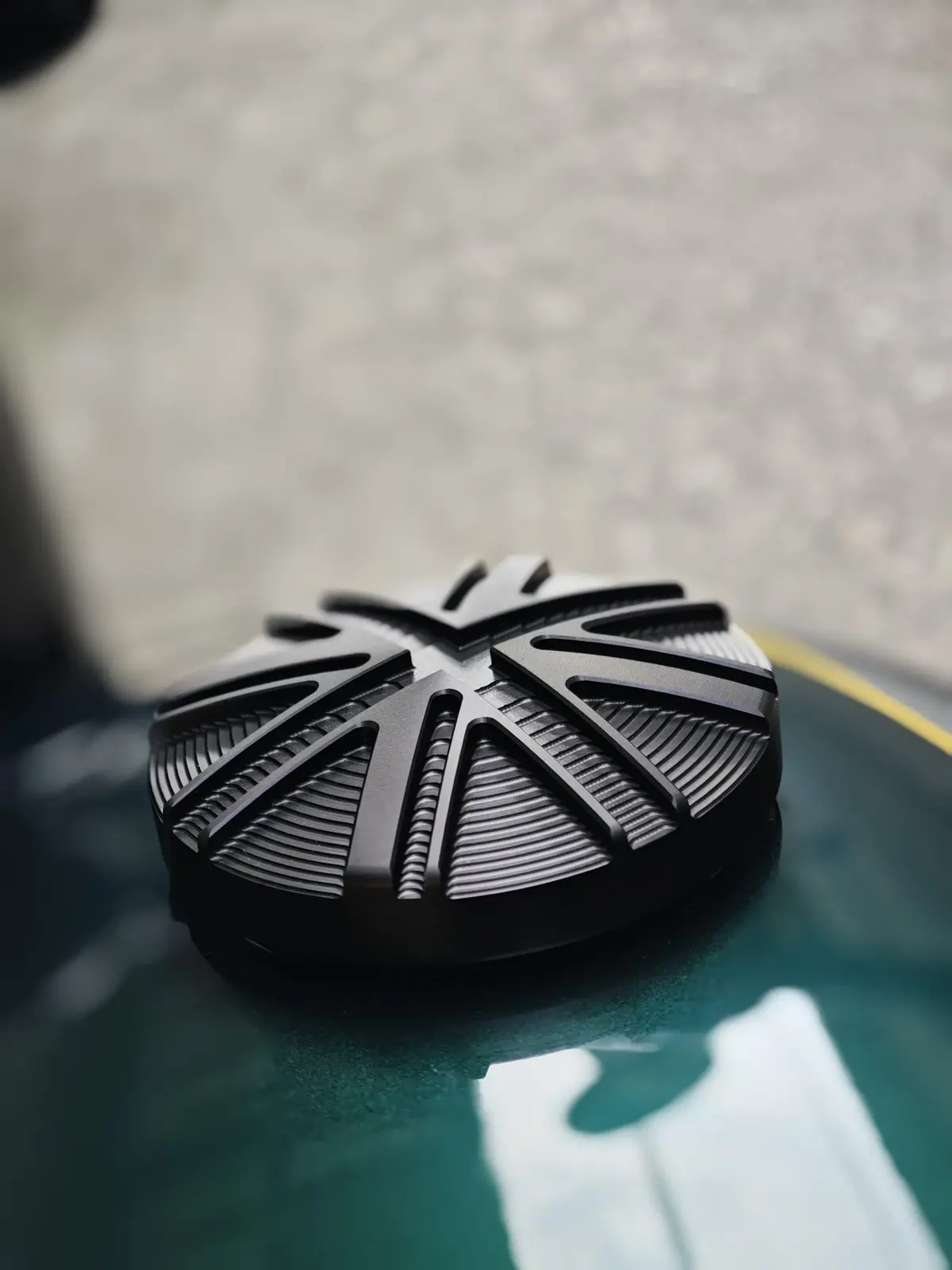 Super Corse Billet Union Jack Gas Cap - Black - Triumph Classics 1