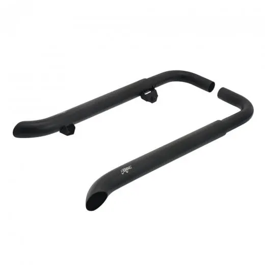 Motone Bedlam Turnout Exhaust - Black - Triumph Bobber 2017+ 1