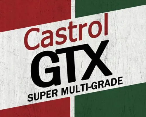 Plaque - Castrol Gtx Glass 1