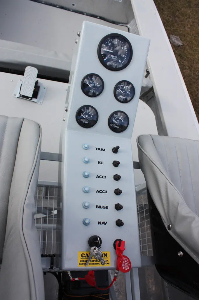 Center Panel With Teleflex Gauges 1