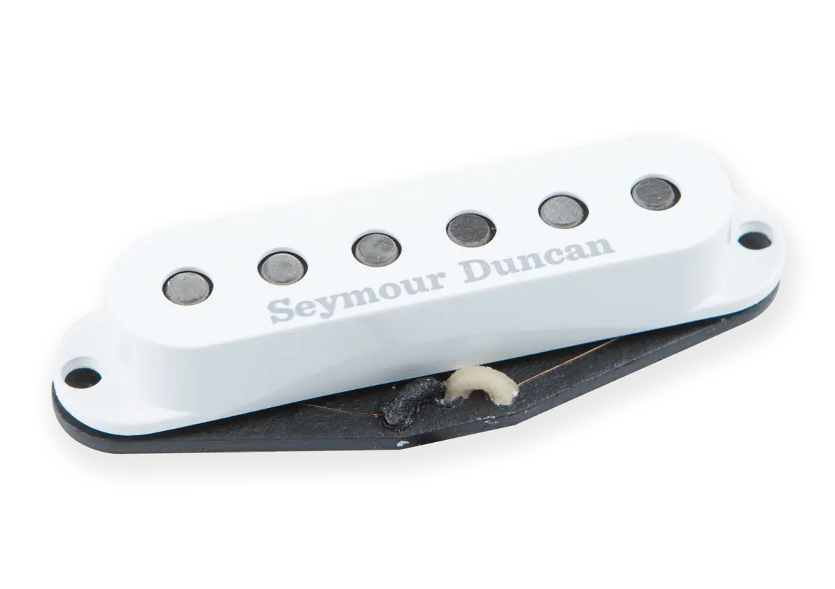 Seymour Duncan - Ssl-2 Vintage For/Flat Strat - Standard Single Coil Pickup - Middle Position Rwrp - White Finish (11201-03-Rwrp) 1