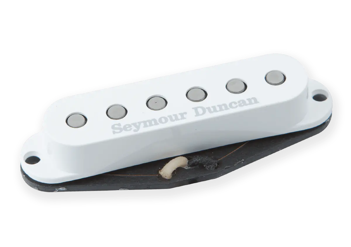 Seymour Duncan - Ssl-2 - Vintage Flat/For Strat Single Coil Neck/Middle/Bridge Pickup - White Finish (11201-03) 1