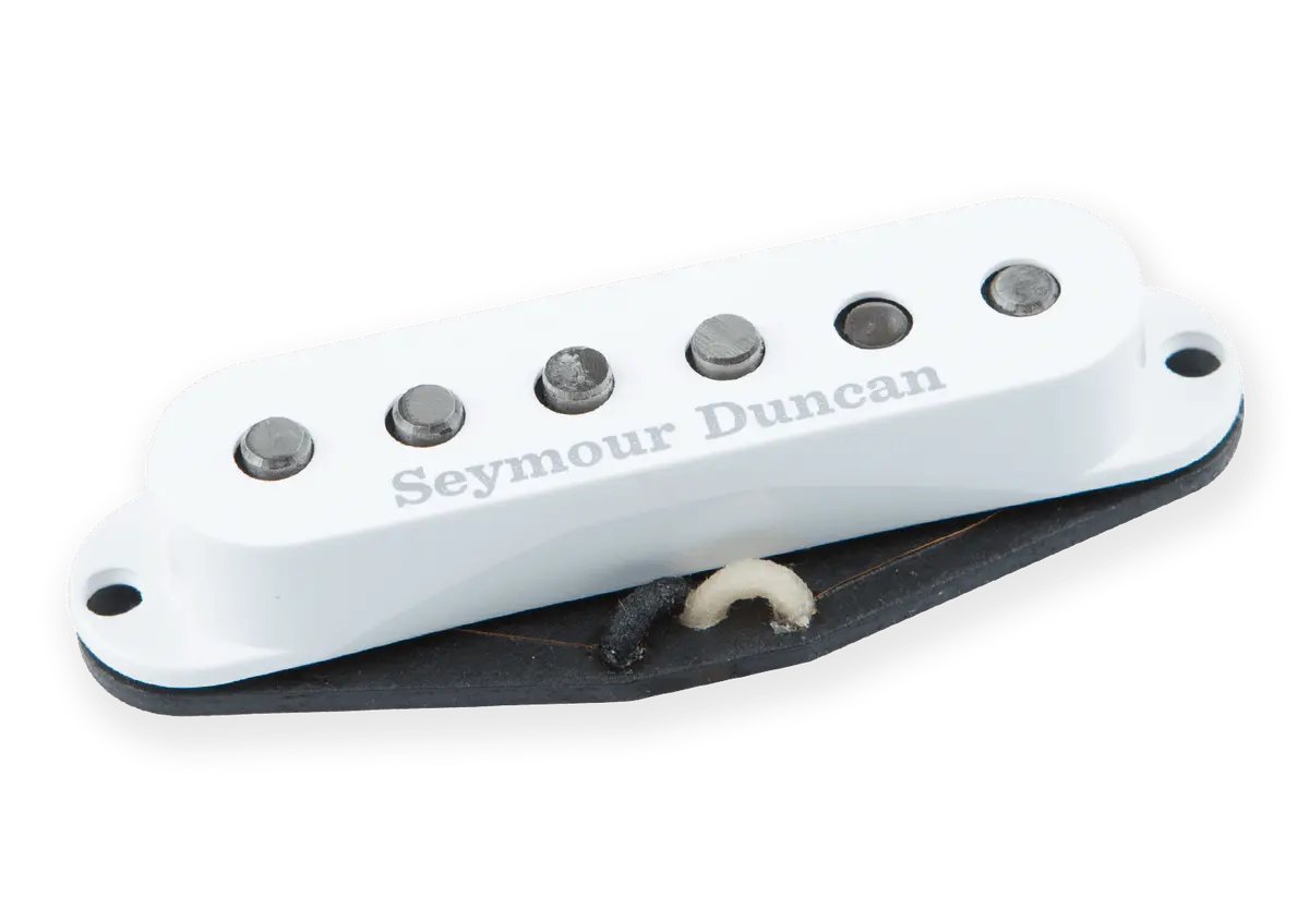 Seymour Duncan Ssl-1 - Vintage (Staggered) For Strat Middle Position Rwrp Single Coil Pickup - White Finish (11201-01-Rwrp) 1