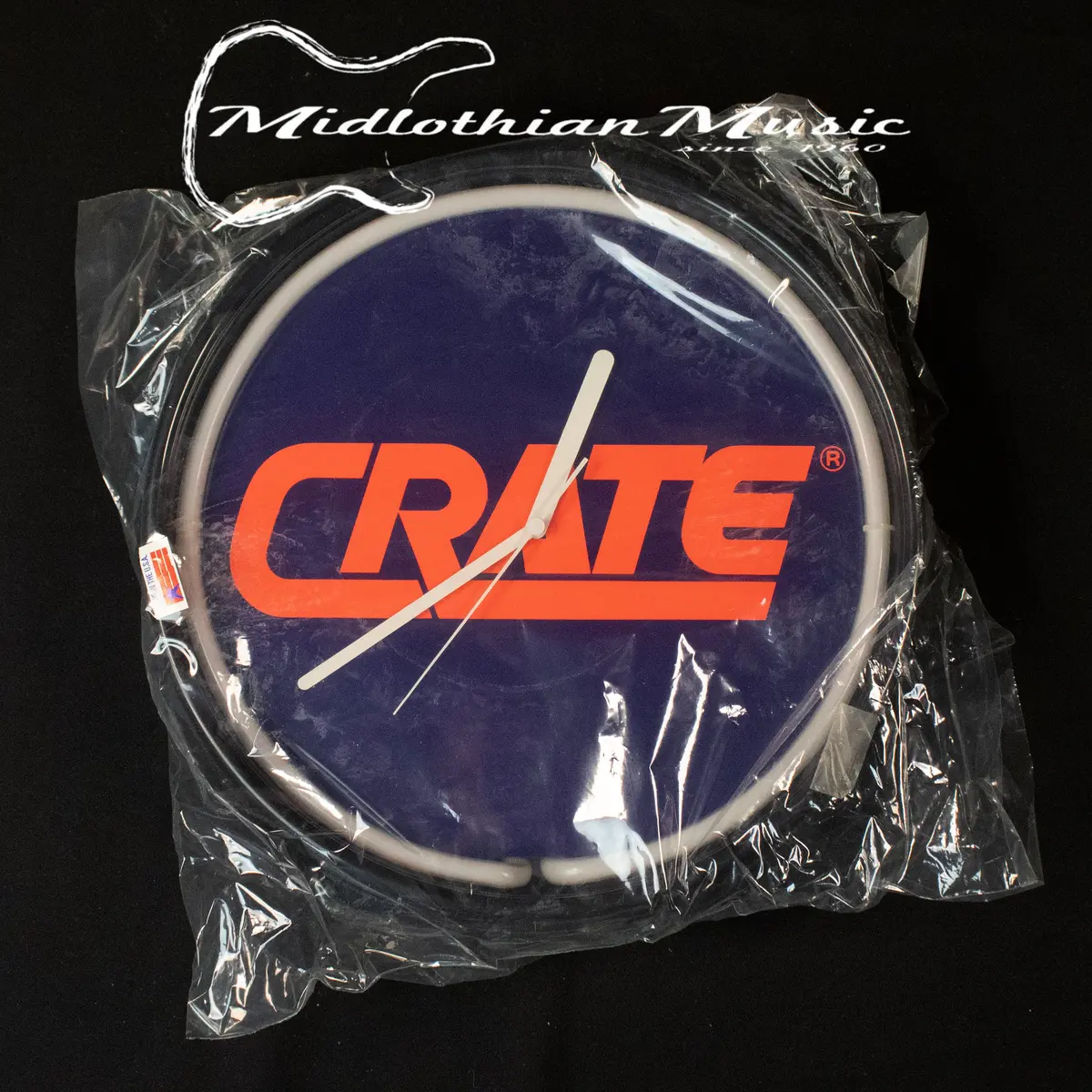 Crate Clock W/Neon Light (New Old Stock) 1