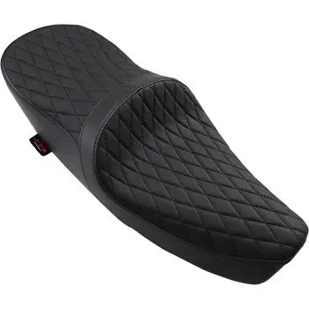 Z1r Low Touring Seat - Diamond Stitch - Black - 2016+ Triumph Bonneville T100, T120, Street Twin, Street Scrambler 1