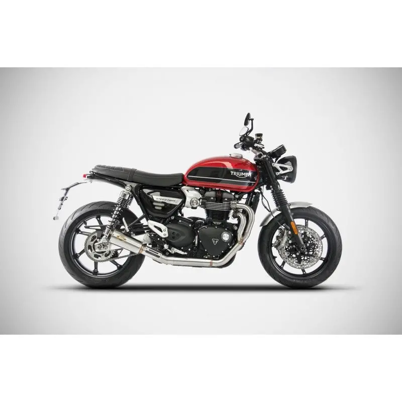 Zard 2 Into 1 Sp Stainless Exhaust - Triumph Speed Twin And Thruxton R 1