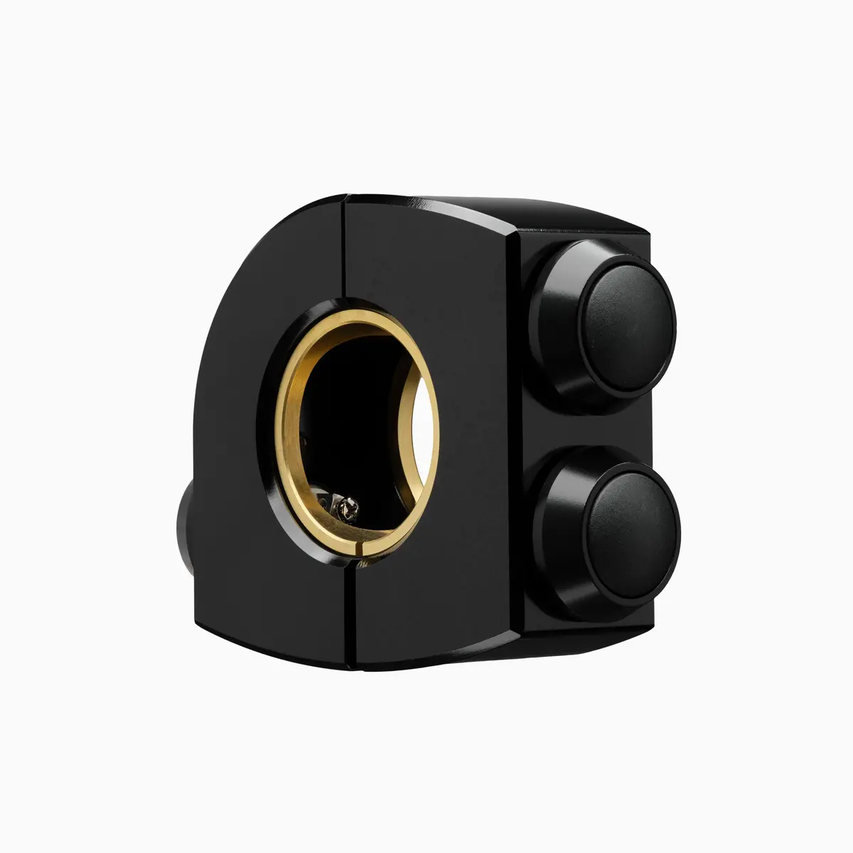 Motogadget Mo.Switch Plain 3 Button - Black Housing / Black Buttons - 1” Or 7/8” 1