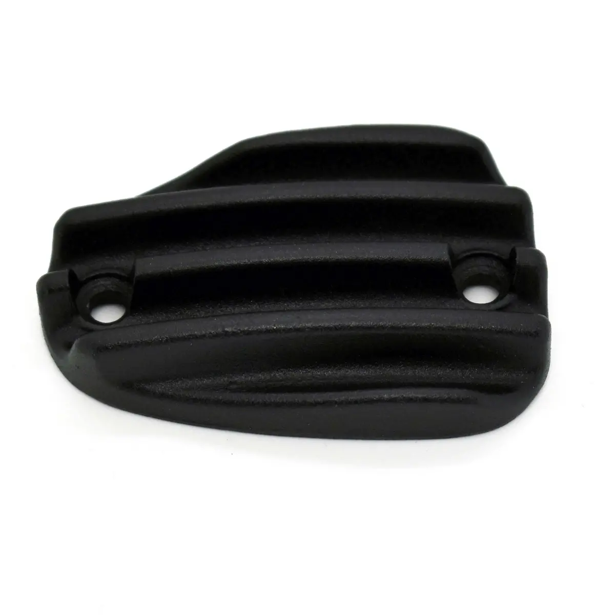 Motone Cast Brake Fluid Reservoir Master Cylinder Cap - Finned - Black - Triumph Classics 1