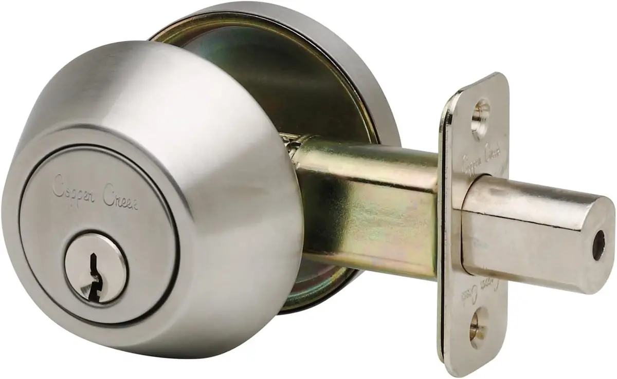 Copper Creek, Db2410ss, Single Cylinder, Deadbolt, Standard Size, Satin Stainless - New In Box 1