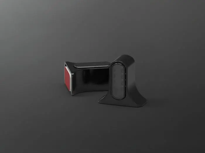 Wunderkind Fork Tube Covers With Led Signals - Indian Scout Bobber With Nacelle 2