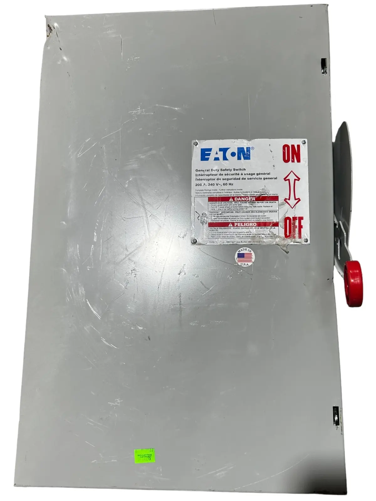 Eaton - Cutler Hammer Dg324ugk - Cosmetic Damages/ Scratched/ Bent Handles 1