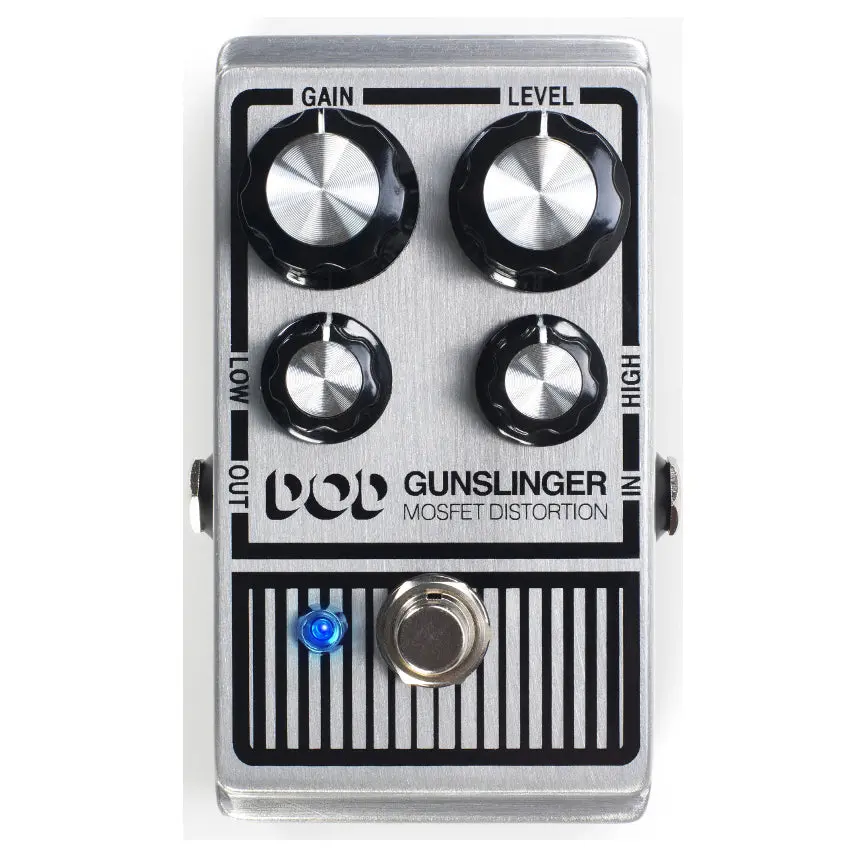 Dod Gunslinger Mosfet Distortion Effect Pedal 1