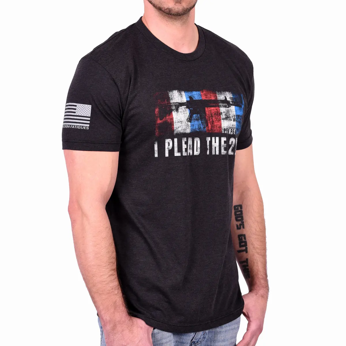Men's "I Plead The 2Nd" T-Shirt By Pew Pew Nation 1