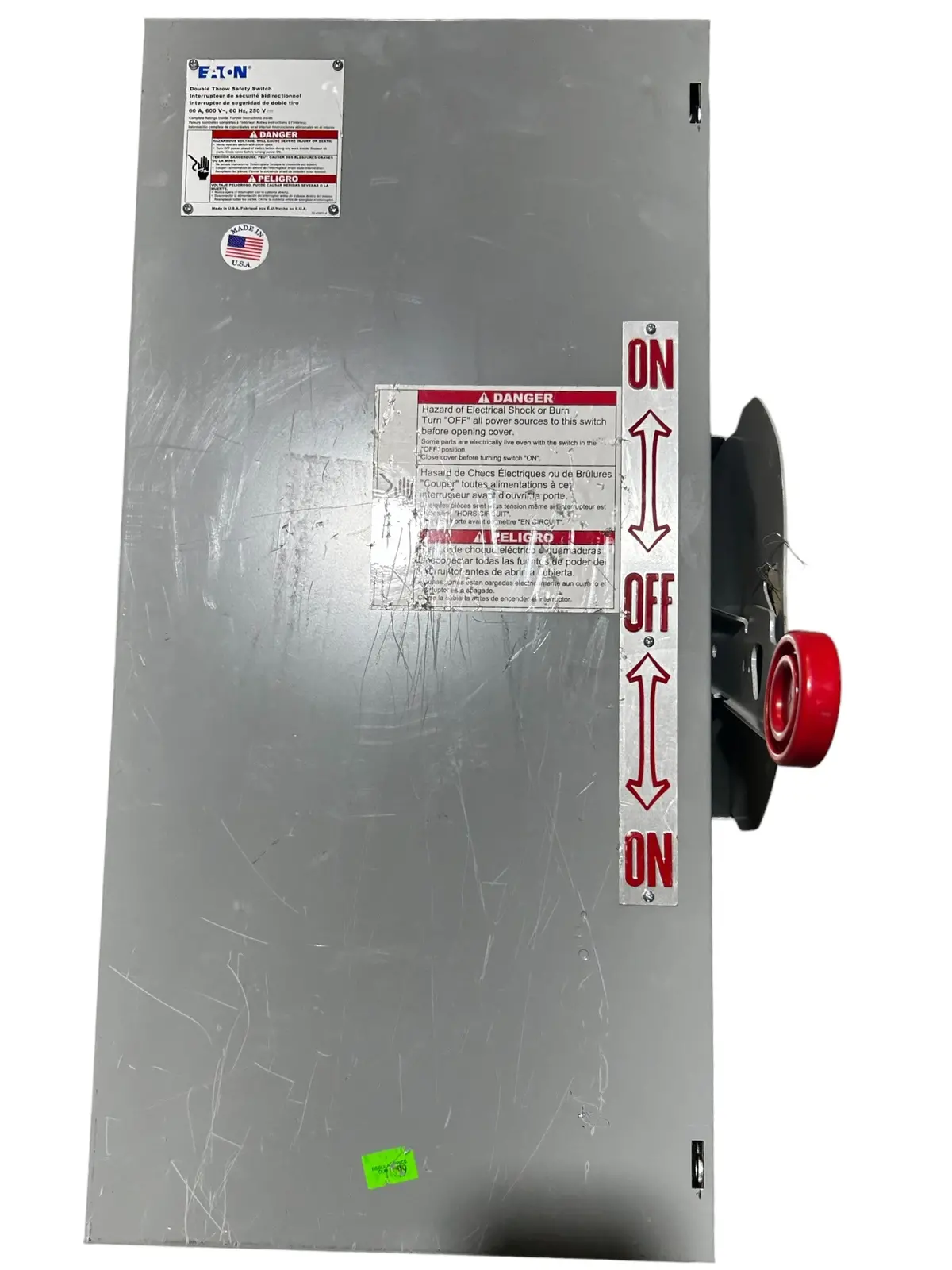 Eaton- Cutler Hammer, Dt362ugk, - Cosmetic Damages/ Scratched/ Bent Handle 1