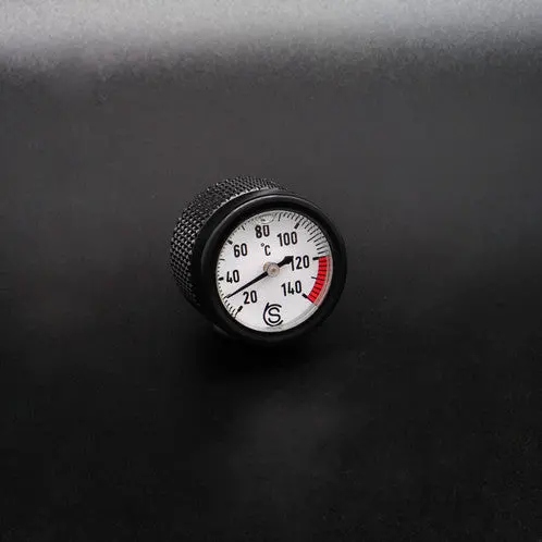 Super Corse Temperature Gauge Oil Fill Cap - Triumph Classics 3