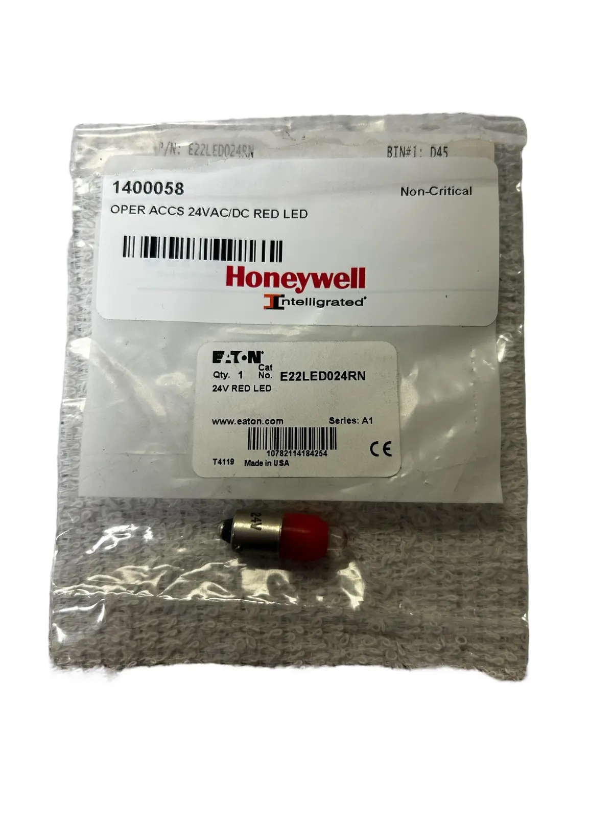 Eaton, E22led024rn, 24V, Red Led - New In Original Packaging 1
